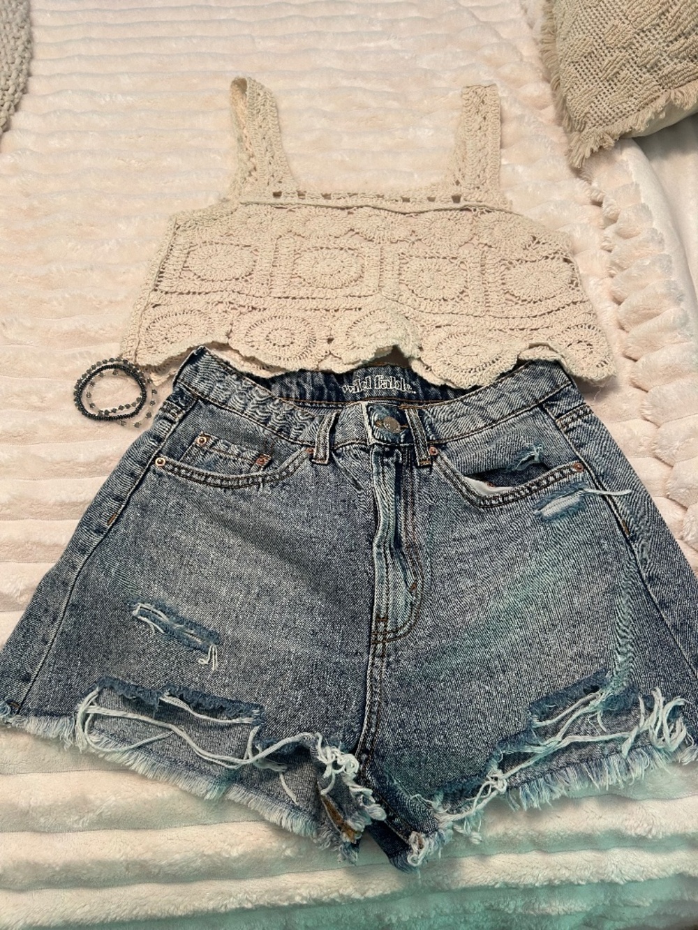 Wild fable high waisted jean shorts